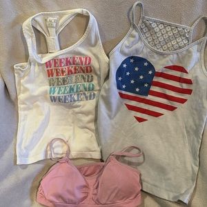Girls tank/ training bra bundle